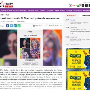 Exposition-Lamia-El-Guermai-présente-ses-œuvres-SNRTNews